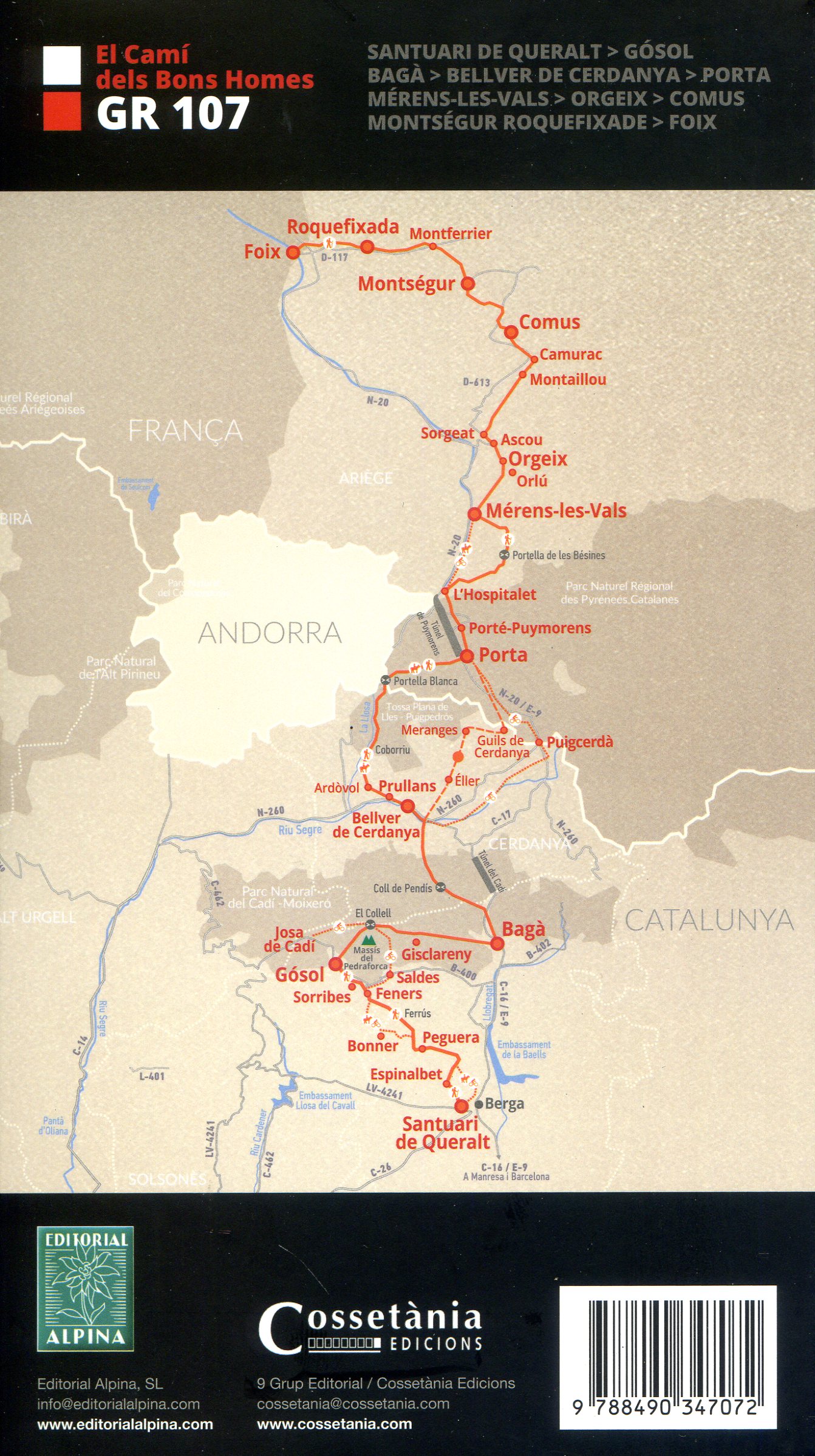 GR 107 : El Camí dels Bons Homes : Berga · Foix - Miniatura 2